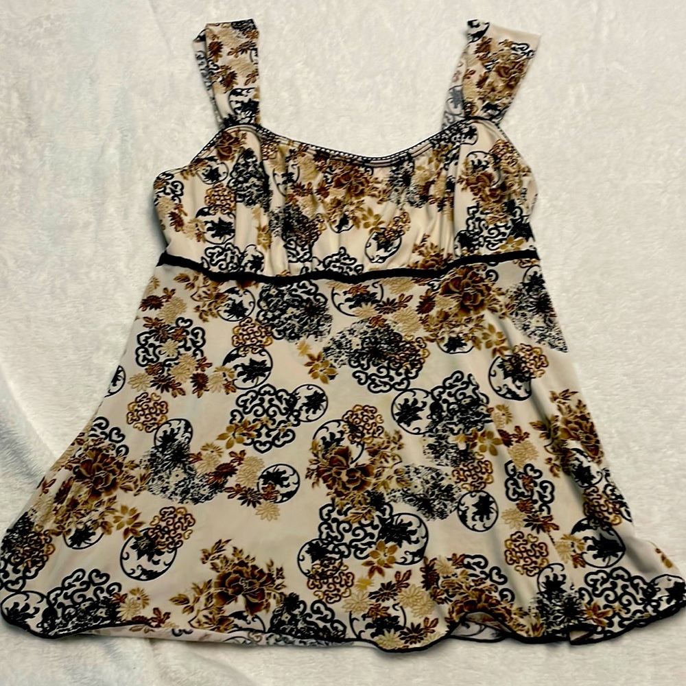 BCX cute y2k tang top flowy